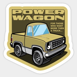 Light Gold - Power Wagon Sticker